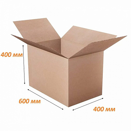 Картонная коробка 600*400*400 мм, Т-23 Картонная коробка 600*400*400 мм, Т-23